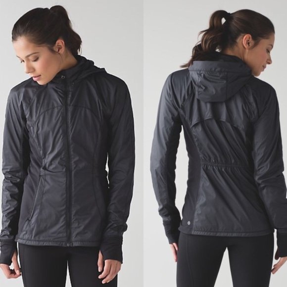 lululemon athletica Jackets & Blazers - LULULEMON Rush Hour Jacket Black rain 6